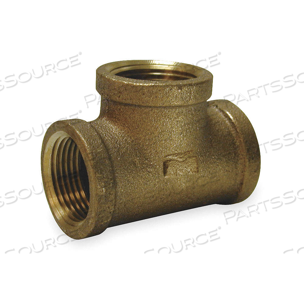 TEE, RED BRASS, 3 IN X 3 IN X 3 IN FITTING PIPE SIZE, FEMALE NPT X FEMALE NPT X FEMALE NPT by Approved Vendor TEE, RED BRASS, 3 IN X 3 IN X 3 IN FITTING PIPE SIZE, FEMALE NPT X FEMALE NPT X FEMALE NPT by Approved Vendor