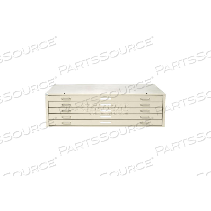 INTERION - BLUEPRINT FLAT FILE CABINET ┐ 5 DRAWER - 47┐W ┐ PUTTY by Approved Vendor INTERION - BLUEPRINT FLAT FILE CABINET ┐ 5 DRAWER - 47┐W ┐ PUTTY by Approved Vendor