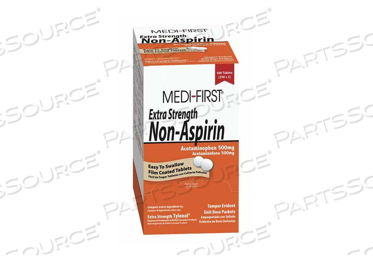 EXTRA STRENGTH PAIN RELIEF TABLET PK100 by Medi-First