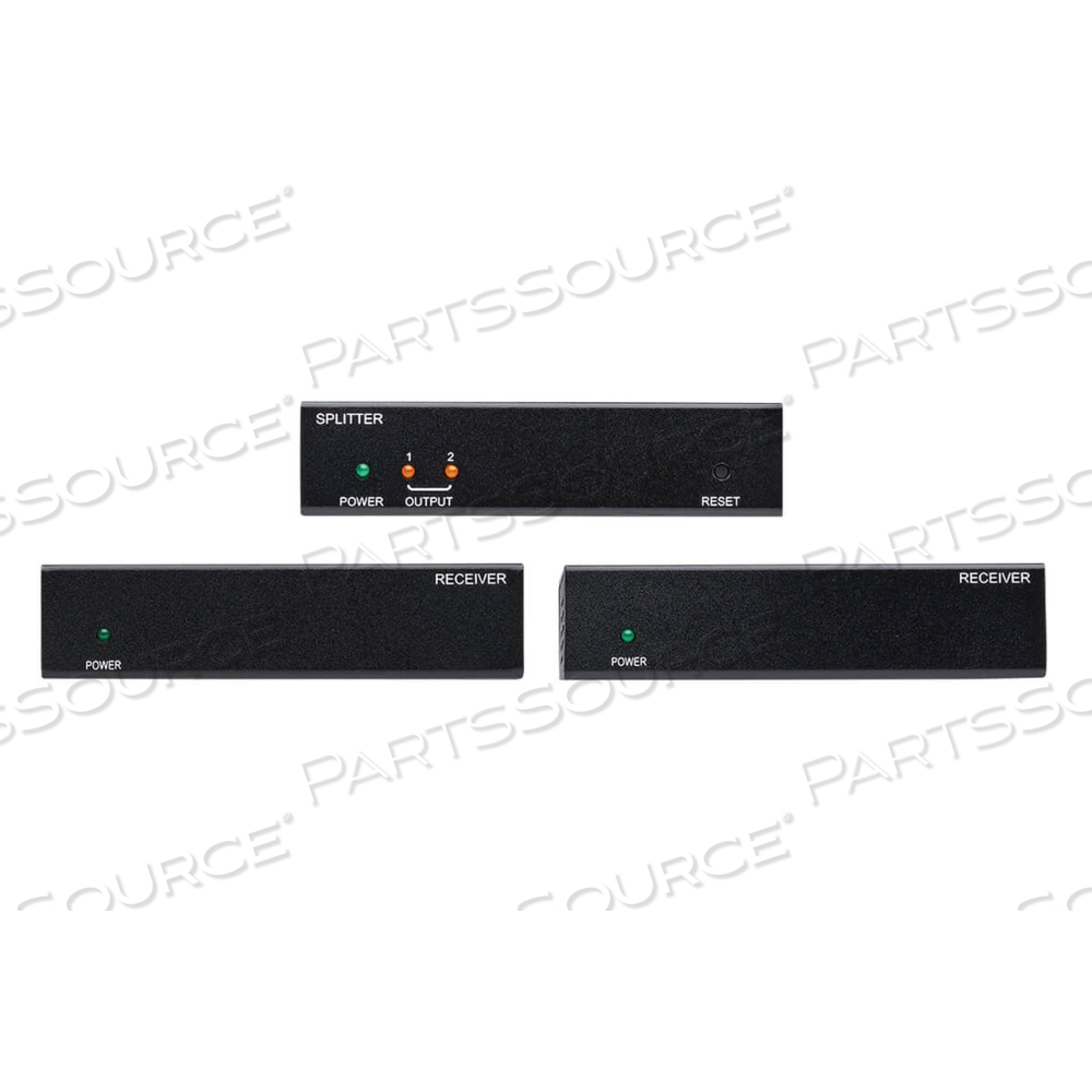 2-PORT DISPLAYPORT TO HDMI OVER CAT6 SPLITTER/EXTENDER KIT by Tripp Lite