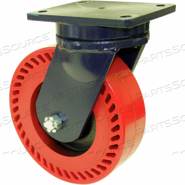 96 SERIES 10" X 4" ULTRA THICK URETHANE WHEEL SWIVEL CASTER 