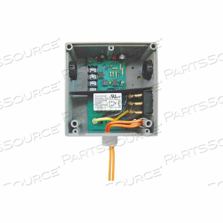 ENCLOSED RELAY, HI/LOW SEP, 10A, SPST, 10-30VAC/DC POWER, 5-30VAC/DC, OVERRIDE by RIB ENCLOSED RELAY, HI/LOW SEP, 10A, SPST, 10-30VAC/DC POWER, 5-30VAC/DC, OVERRIDE by RIB