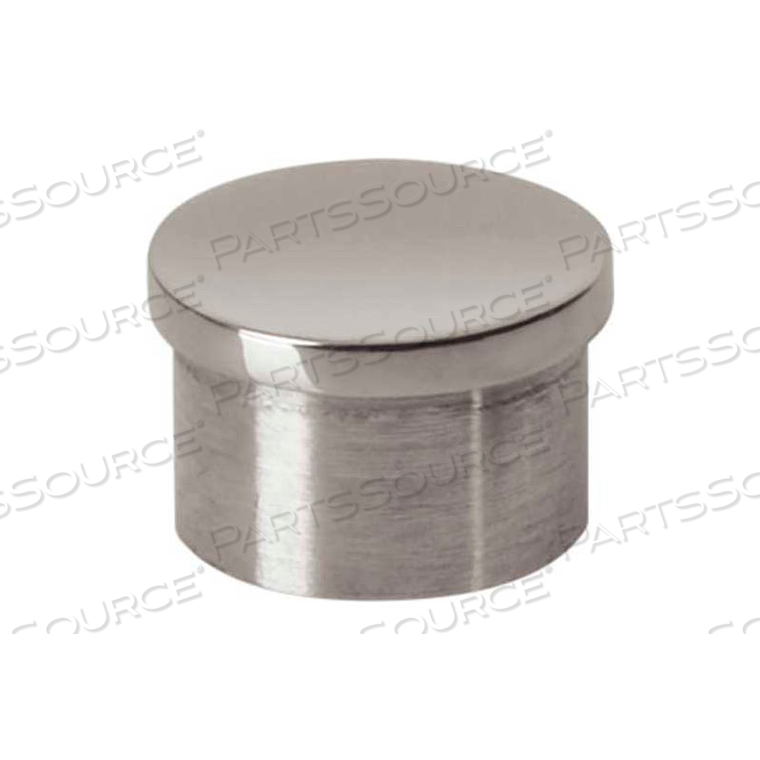 END CAP, FLUSH, FOR 1" TUBING, POLISHED STAINLESS STEEL by Lavi END CAP, FLUSH, FOR 1" TUBING, POLISHED STAINLESS STEEL by Lavi