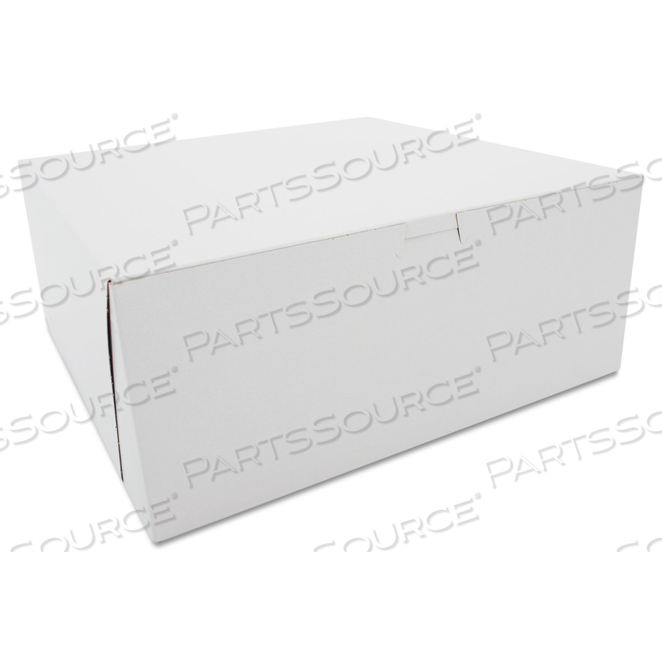 WHITE ONE-PIECE NON-WINDOW BAKERY BOXES, 12 X 12 X 5, WHITE, PAPER by SCT WHITE ONE-PIECE NON-WINDOW BAKERY BOXES, 12 X 12 X 5, WHITE, PAPER by SCT