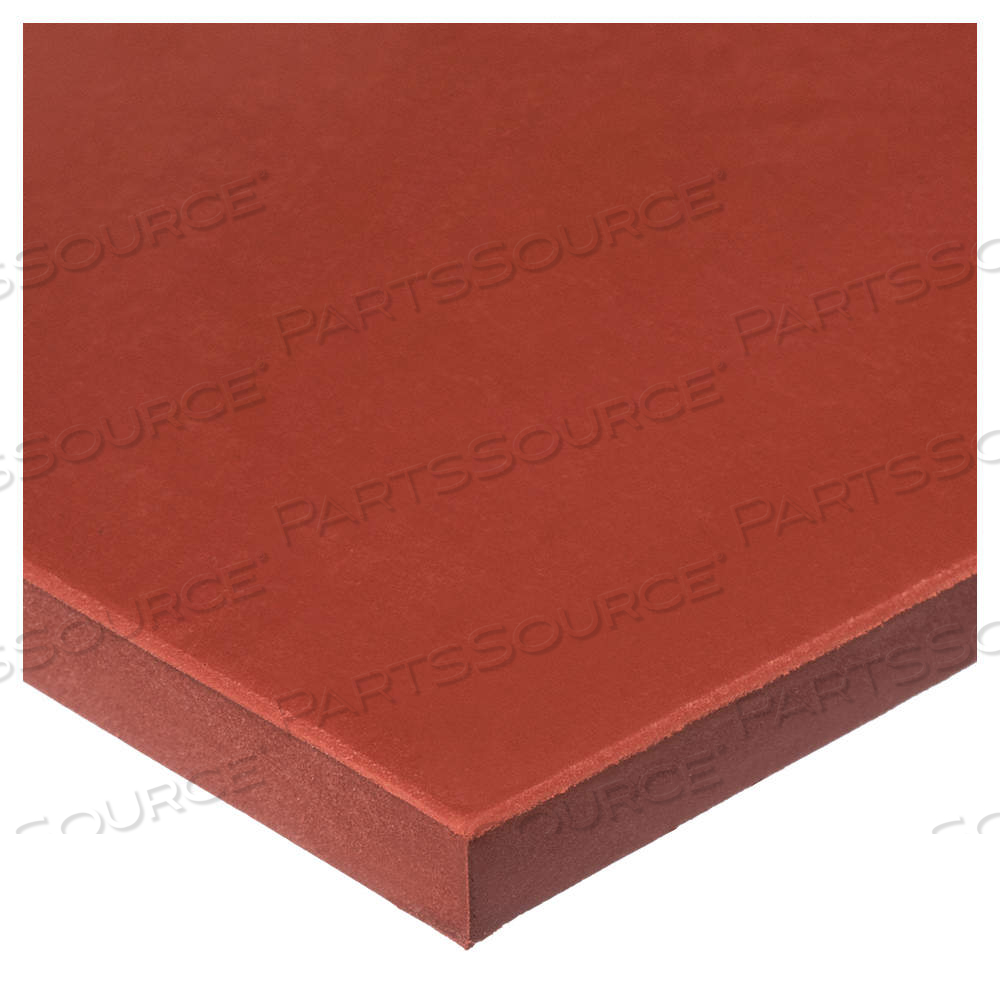 SILICONE STRIP, FOOD, 1 IN X 36 IN, 2 MM THICK, 50A, PLAIN BACKING, RED, SMOOTH by Approved Vendor