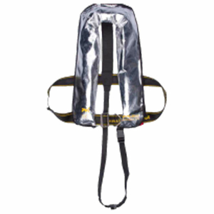 MULLION FLAME RETARDANT WELDERS INFLATABLE LIFE JACKET, SOLAS/MED, SILVER, ADULT/UNIVERSAL by Datrex Inc.