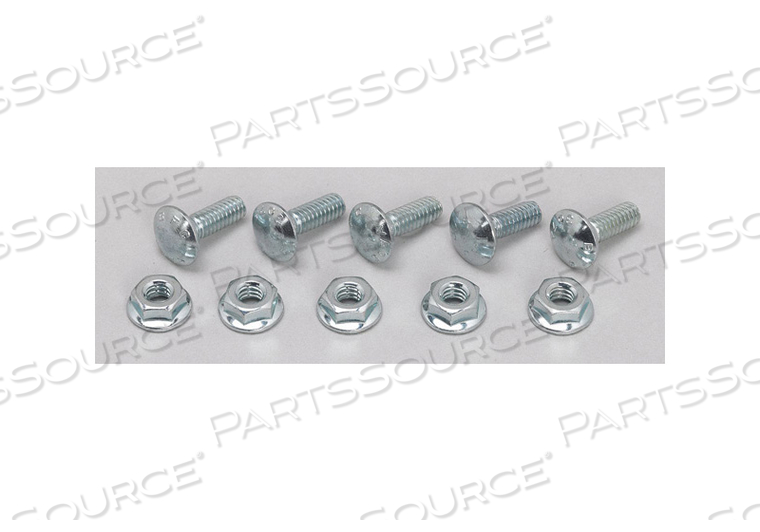 SCREW AND FLANGE NUT ELECTRO ZINC PK50 by Cablofil