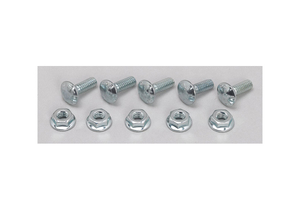 SCREW AND FLANGE NUT ELECTRO ZINC PK50 by Cablofil