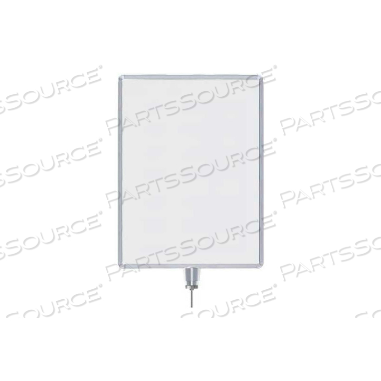 VERTICAL DRUM TOP POST SIGN FRAME, 22" X 28", SATIN by Lavi