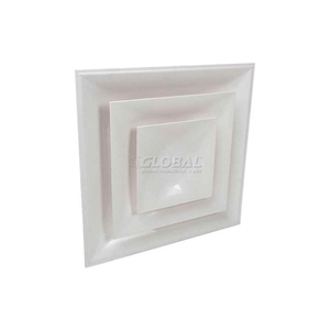 CEILING DIFFUSER WHITE 10 DUCT SIZE by American Louver CEILING DIFFUSER WHITE 10 DUCT SIZE by American Louver