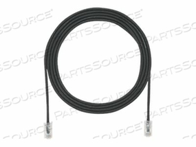 1FT CAT6A CBL 28AWG UTP PATCH CORD BLK by Panduit