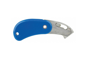 E5744 FOLDING SAFETY CUTTER 4 IN. BLUE PK12 by Pacific Handy Cutter Inc