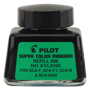 PILOT JUMBO REFILLABLE PERMANENT MARKER INK REFILL, BLACK INK by Pilot