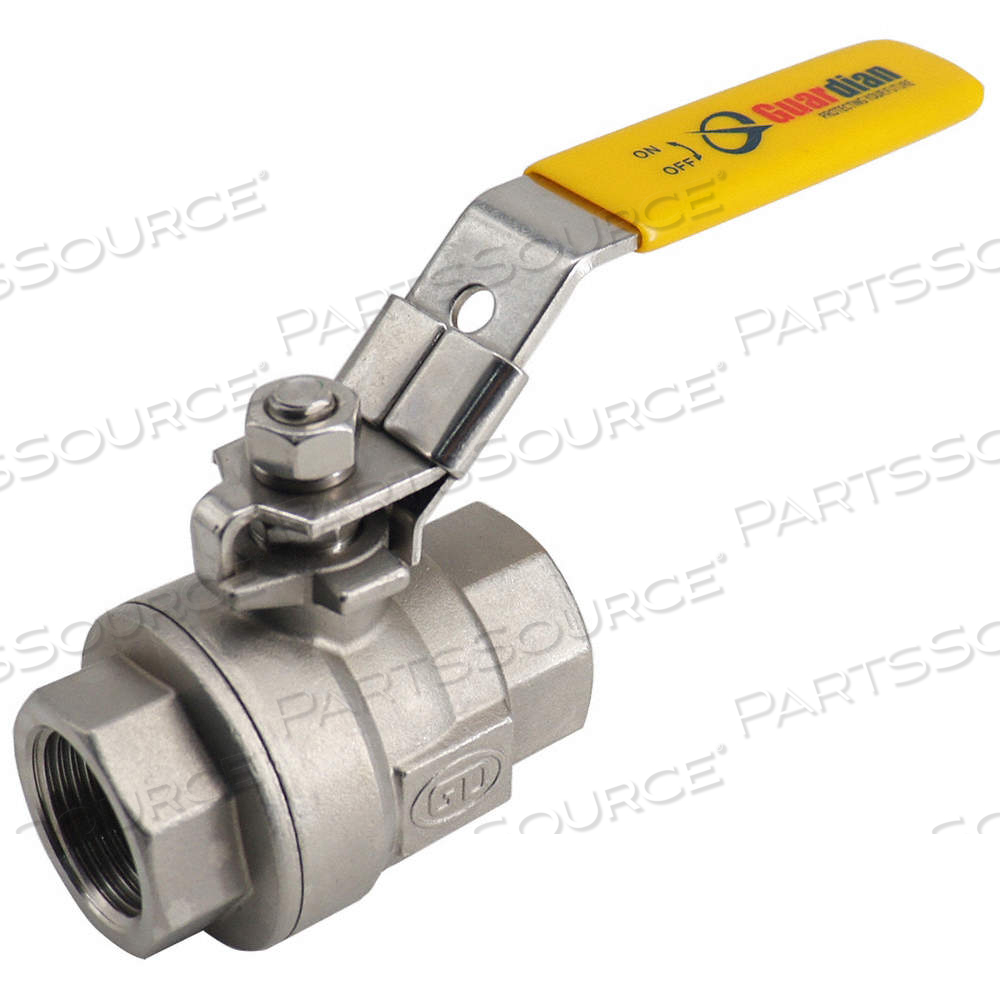 MANUAL TWO-WAY BALL VALVE, 1/2 IN, 316 STAINLESS STEEL, STRAIGHT VALVE BODY, RPTFE by Approved Vendor MANUAL TWO-WAY BALL VALVE, 1/2 IN, 316 STAINLESS STEEL, STRAIGHT VALVE BODY, RPTFE by Approved Vendor