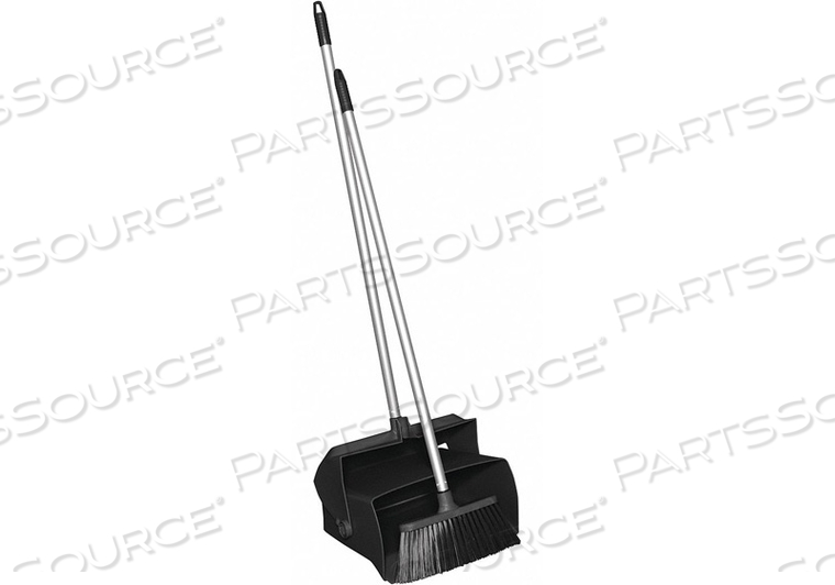 LOBBY DUSTPAN W/BROOM, BLACK by Remco LOBBY DUSTPAN W/BROOM, BLACK by Remco