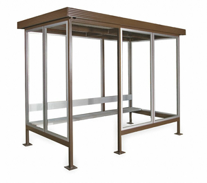 SMOKING SHELTER H 93 1/2 W 144 W/BENCH by Porta-King
