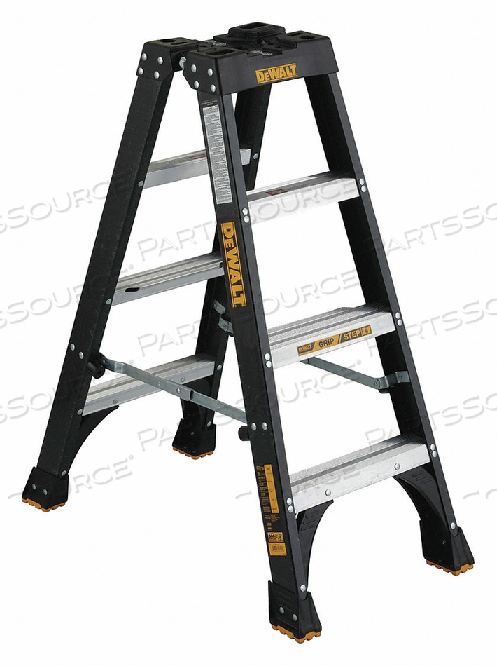 TWIN STEPLADDER FBRGLS IA 4FT DXL3030 by DeWalt
