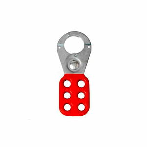 LOCKOUT TAGOUT HASP, 5501, STANDARD STYLE, 1" OPENING, RED by Horizon Mfg Enterprises, Inc