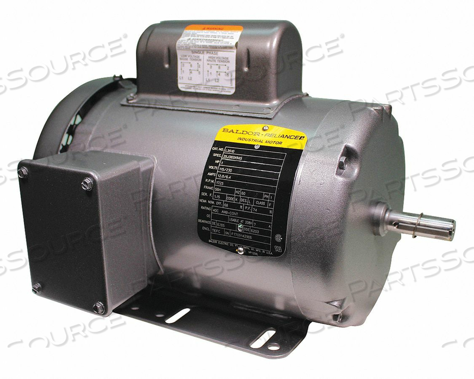 MOTOR 1 HP 1725 RPM 115/230V 56H TEFC by BALDOR MOTOR 1 HP 1725 RPM 115/230V 56H TEFC by BALDOR