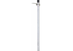 MECHANICAL HEIGHT ROD WHITE ALUMINUM by Doran Scales Inc.