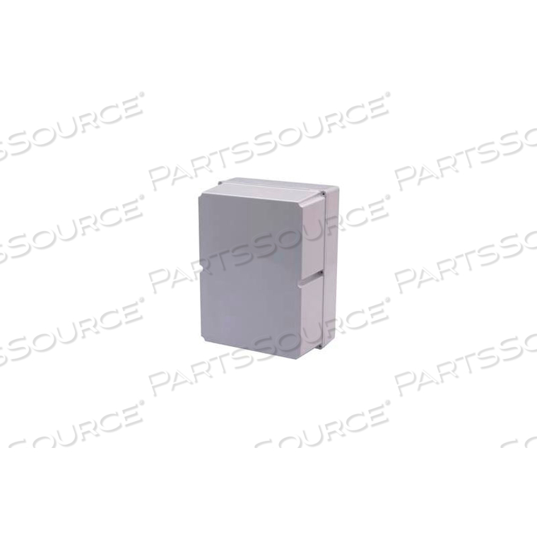 PLASTIC ENCLOSURE OPAQUE COVER NO KNOCKOUTS 2.95 IN X 2.56 IN X 4.33 IN 