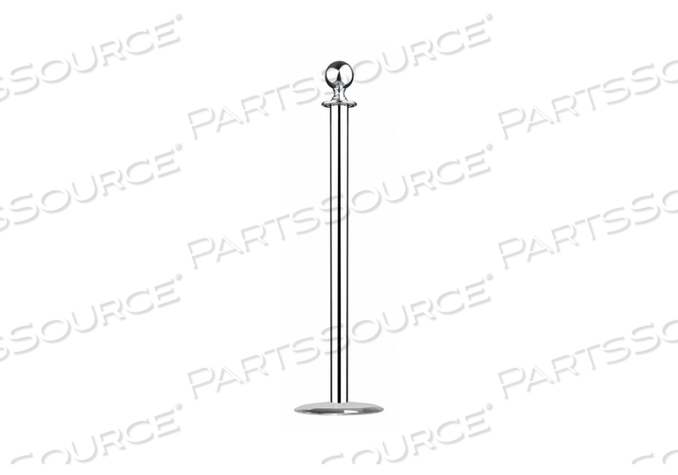 SPHERE TOP POST SATIN CHROME UNIVERSAL by Lawrence Metal SPHERE TOP POST SATIN CHROME UNIVERSAL by Lawrence Metal