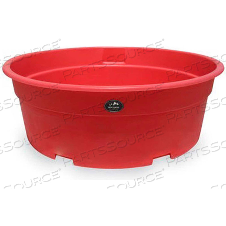 STOCK TANK W-350 350 GALLONS, 73" DIAMETER X 25-1/2"H, RED by High Country Plastics