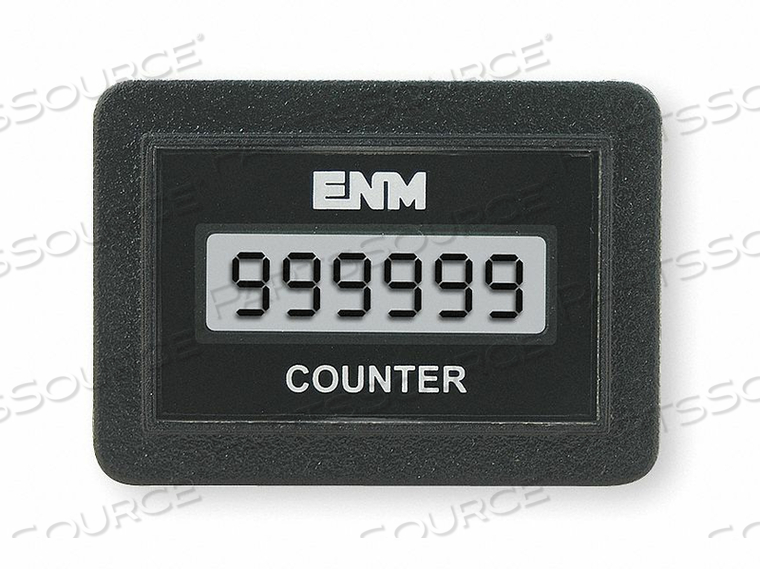ELECTRONIC COUNTER 6 DIGITS LCD by ENM
