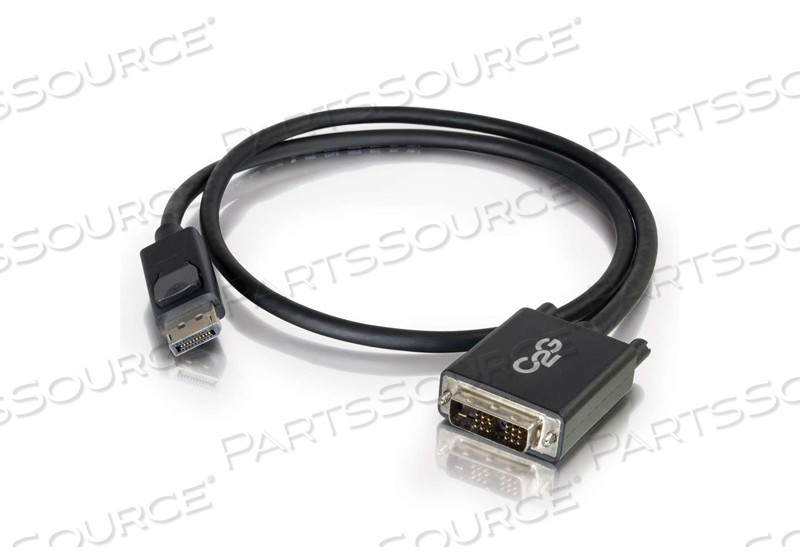 3FT C2G DISPLAYPORT M TO DVI M BLK by Legrand AV (C2G) 3FT C2G DISPLAYPORT M TO DVI M BLK by Legrand AV (C2G)
