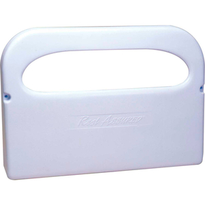 REST ASSURED PLASTIC 1/2 FOLD TOILET SC DISPENSER, 250 SC CAP. WHITE by Impact Products