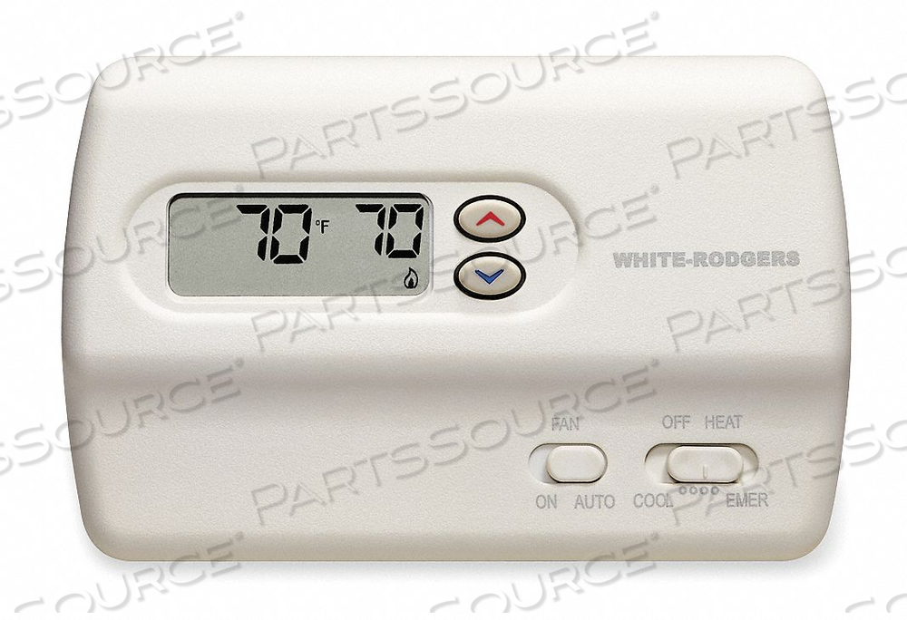 24V MULTI STAGE HEAT PUMP NON PROGRAMMABLE DIGITAL THERMOSTAT 2H-1C 45-90F REPLACES 1F89-11 by White-Rodgers