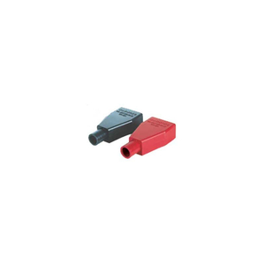 RED STRAIGHT CLAMP TERMINAL PROTECTORS, 3/0 & 4/0 GAUGE, 25 PCS by Quick Cable