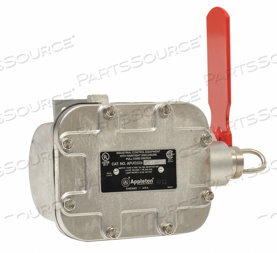 CABLE PULL SWITCH 15A RIGHT 25 LBS. TCDB by Appleton Electric CABLE PULL SWITCH 15A RIGHT 25 LBS. TCDB by Appleton Electric