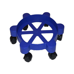 ROUND BUCKET DOLLY - BLUE by TCD Parts Inc