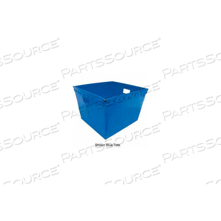 CORRUGATED PLASTIC NESTABLE TOTE, 21X19X14, RED by Minnesota Diversified Industries