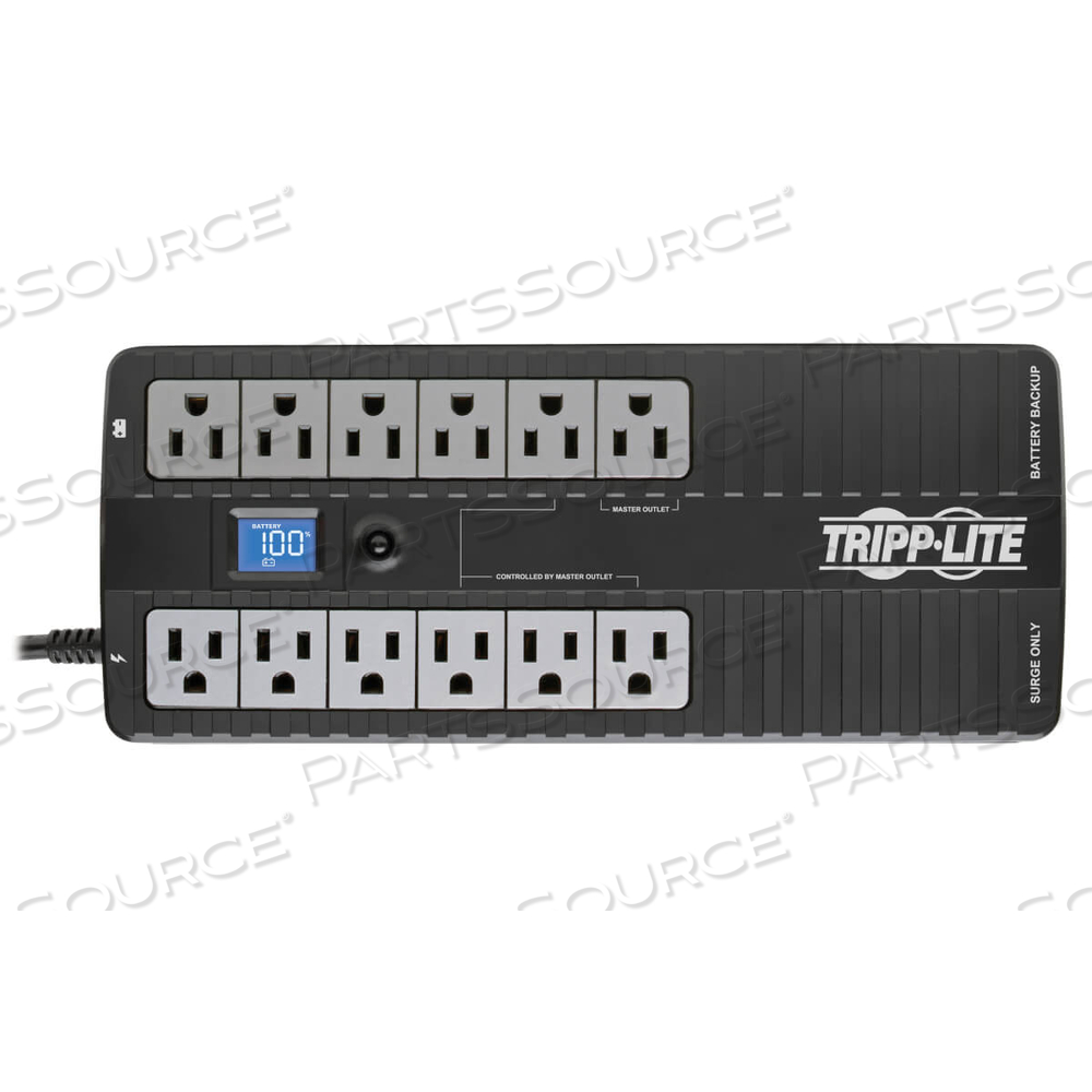 UPS 850VA 425W BATTERY BACK UP LCD USB TEL 120V by Tripp Lite UPS 850VA 425W BATTERY BACK UP LCD USB TEL 120V by Tripp Lite