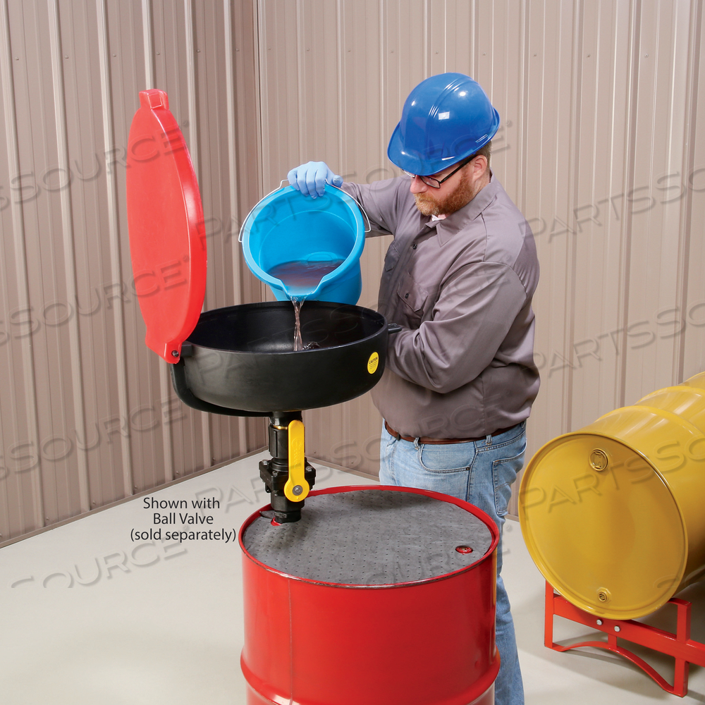 PIG BURPLESS LARGE POLY DRUM FUNNEL by New Pig Corporation PIG BURPLESS LARGE POLY DRUM FUNNEL by New Pig Corporation
