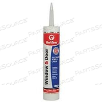 0876 RED DEVIL WINDOW & DOOR SILICONIZED ACRYLIC CLEAR CAULK 10.1 OZ. CARTRIDGE by Red Devil