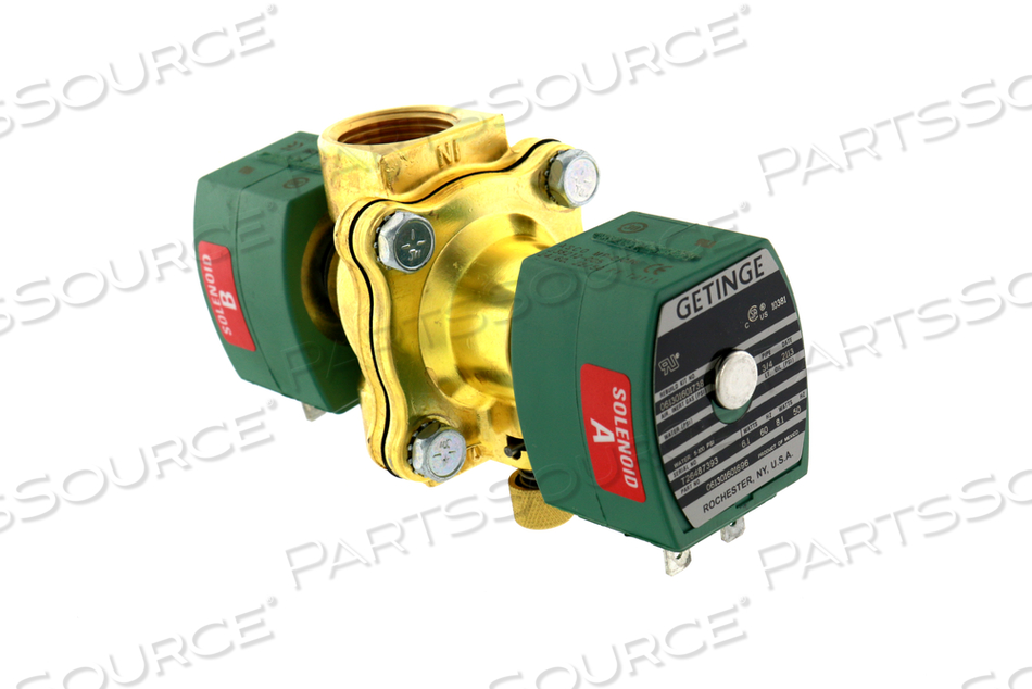 2-FOLW NORMALLY CLOSED SOLENOID VALVE, 3/4 IN, 24 VAC by Getinge USA Sales, LLC
