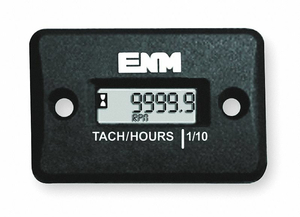 TACHOMETER/HOUR METER LCD SURFACE MOUNT by ENM