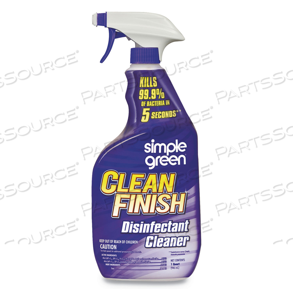 CLEAN FINISH DISINFECTANT CLEANER, HERBAL, 32 OZ SPRAY BOTTLE by Simple Green CLEAN FINISH DISINFECTANT CLEANER, HERBAL, 32 OZ SPRAY BOTTLE by Simple Green