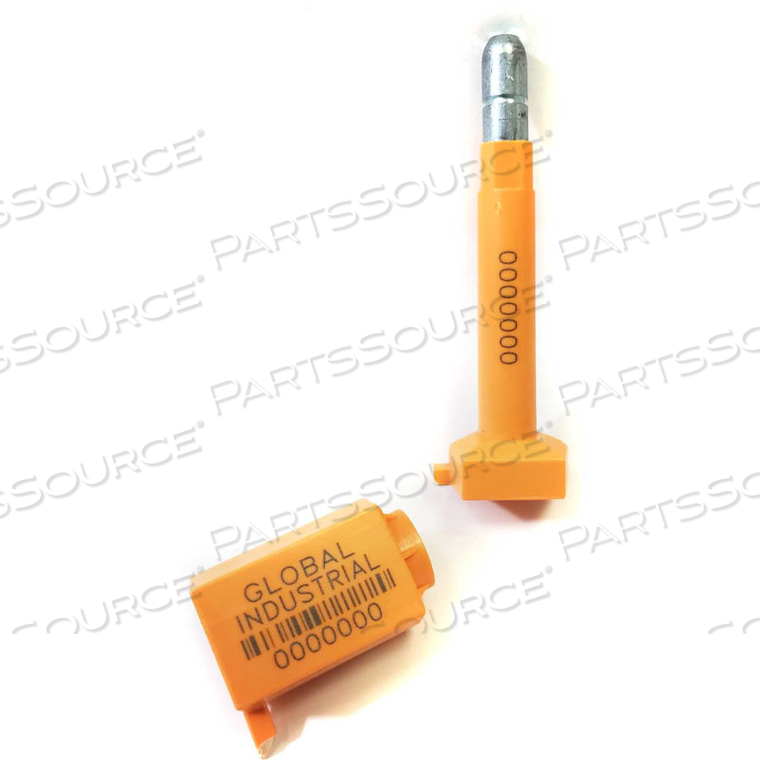 HIGH SECURITY BOLT SEAL, ORANGE, 50/PACK by Cambridge Security Seals LLC HIGH SECURITY BOLT SEAL, ORANGE, 50/PACK by Cambridge Security Seals LLC