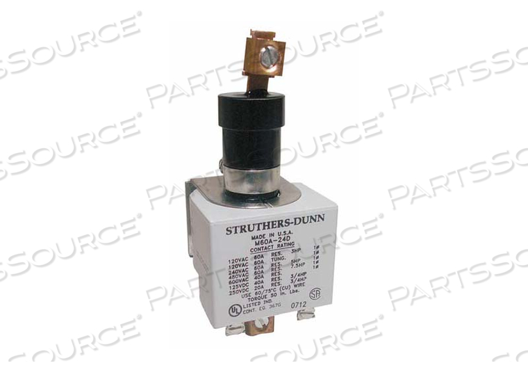 MERCURY CONTACTOR SPST 60A 120VAC by Struthers-Dunn