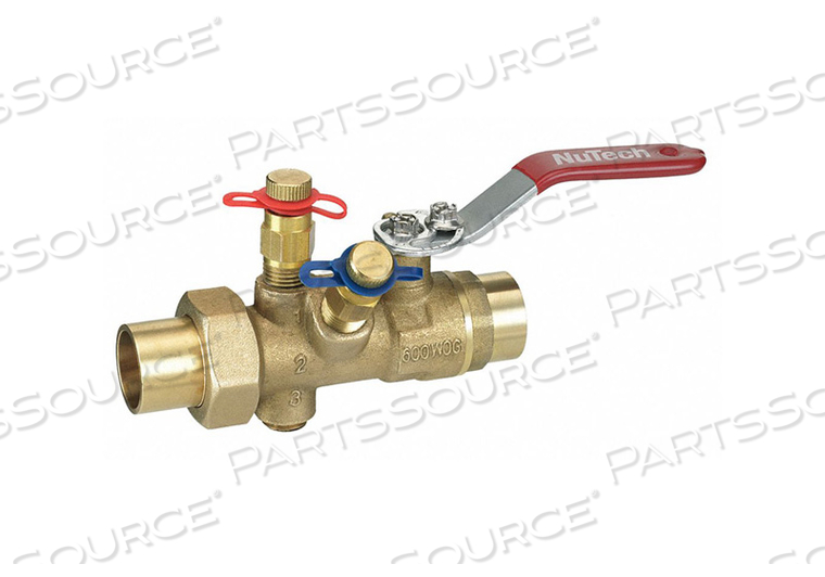 MANUAL BALANCING VALVE 1-1/4 IN SWEAT by Nutech
