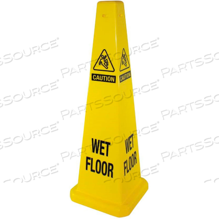 WET FLOOR SIGN - FOUR SIDED, 36", 