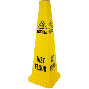 WET FLOOR SIGN - FOUR SIDED, 36", by Impact Products