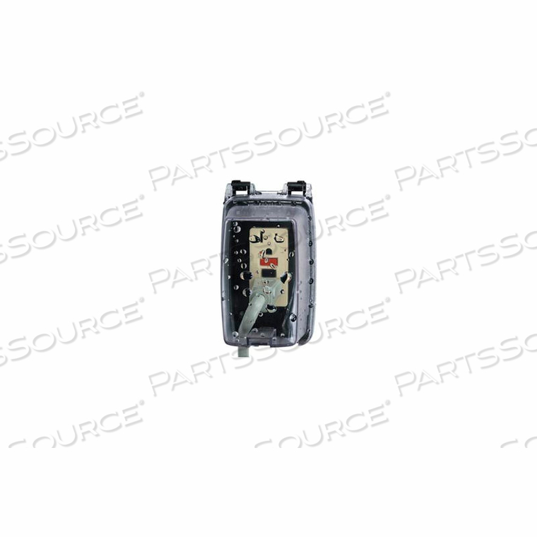 WEATHERPROOF RECEPTACLE COVER, 5.50 IN. H X 3.06 IN. W X 2.25 IN. D, POLYCARBONATE, CLEAR by Intermatic WEATHERPROOF RECEPTACLE COVER, 5.50 IN. H X 3.06 IN. W X 2.25 IN. D, POLYCARBONATE, CLEAR by Intermatic