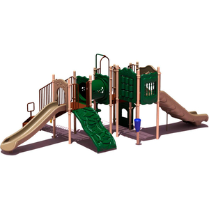 UPLAY TODAY CARSON'S CANYON COMMERCIAL PLAYGROUND PLAYSET, NATURAL (GREEN, TAN, BROWN) by UltraSite