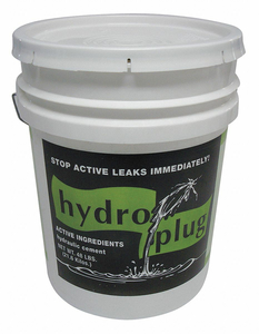 CONCRETE FOUNDATION REPAIR 50 LB. PAIL by Hydroplug