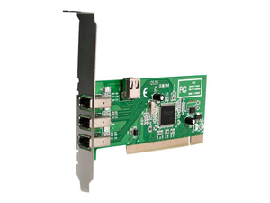 4 PORT PCI 1394A FIREWIRE ADAPTER CARD - 3 EXTERNAL 1 INTERNAL - FIREWIRE ADAPTER - PCI - FIREWIRE - 3 PORTS by StarTech.com Ltd.